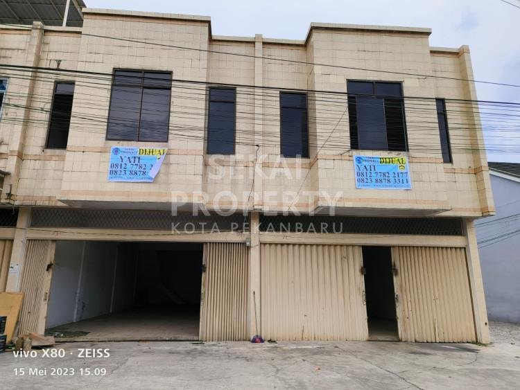 DIJUAL RUKO 2 LT TEPI JALAN RAMBUTAN RIAU UJUNG - PEKANBARU.