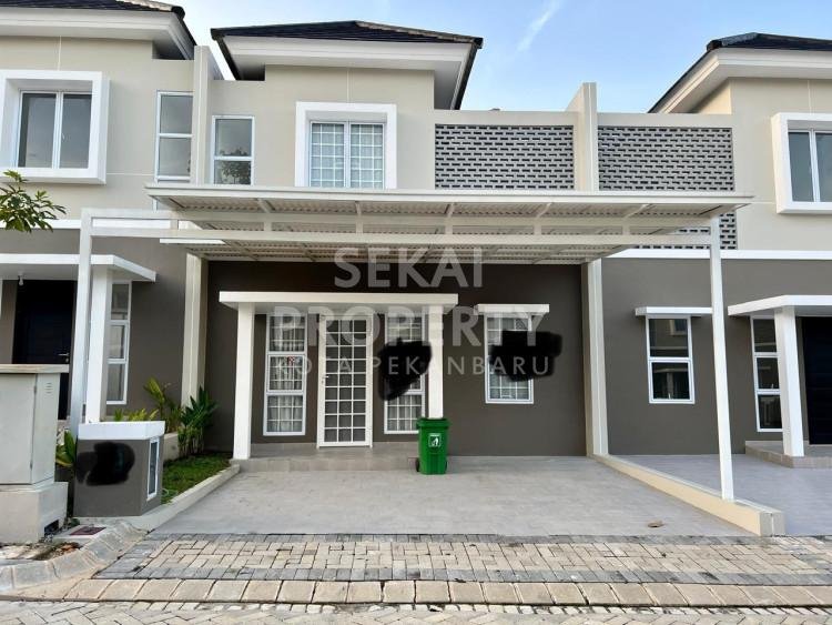 Di Jual dan sewakan 1 unit rumah cluster 2 lantai semi furnish lokasi Jalan Perkasa tengah kota Pekanbaru