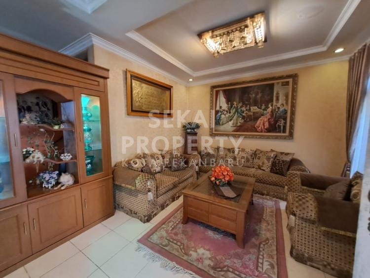 Dijual rumah cluster mewah 2 lt full furnish di daerah sudirman-pekanbaru