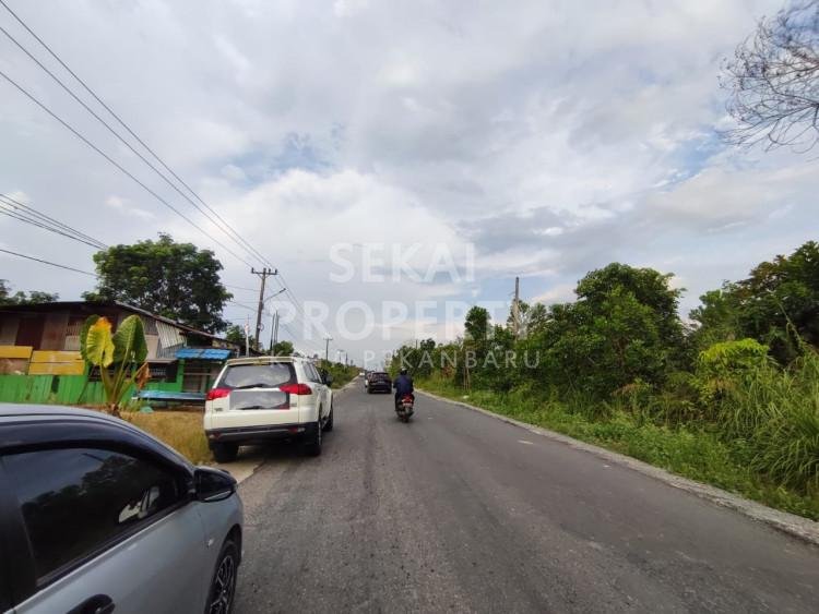 Dijual sebidang tanah lokasi tepi jalan Jl. Pramuka / Rumbai