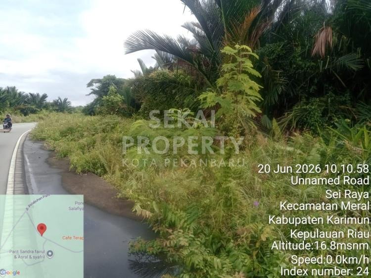 Dijual sebidang tanah lokasi tanjung balai karimun