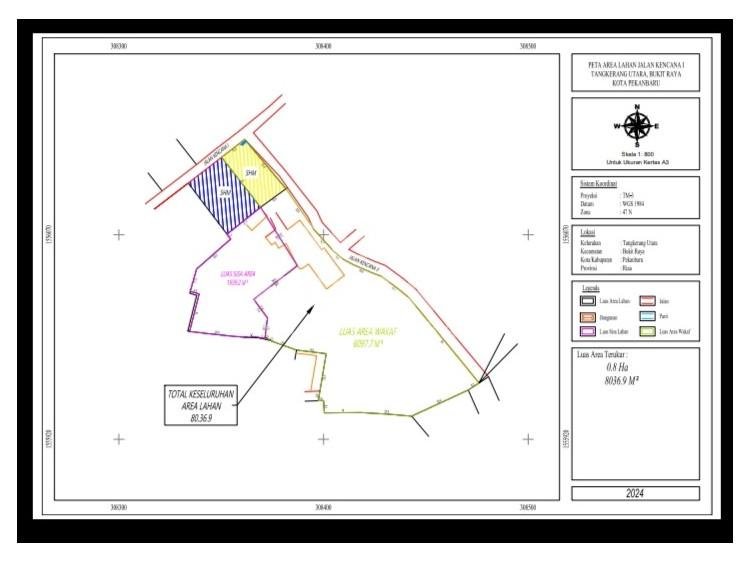 DIJUAL TANAH JL SAKUNTALA  HARAPAN RAYA