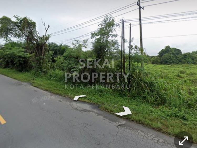 Dijual Tanah Keras Siap Pakai -  Di Jalan Raya Pekanbaru Sungai Pagar
