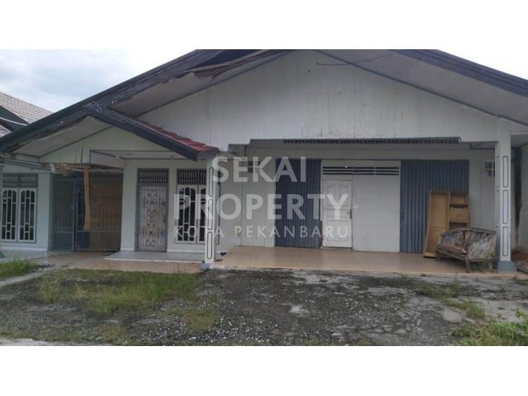Dijual Tanah + Bangunan di Jl. Toman / Kepiting - Pekanabru
