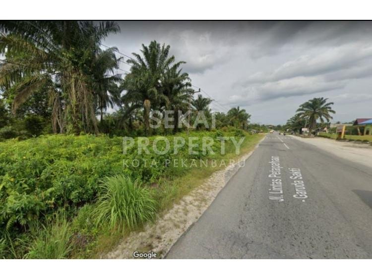 Dijual tanah tepi jalan besar di Garuda Sakti KM 10
