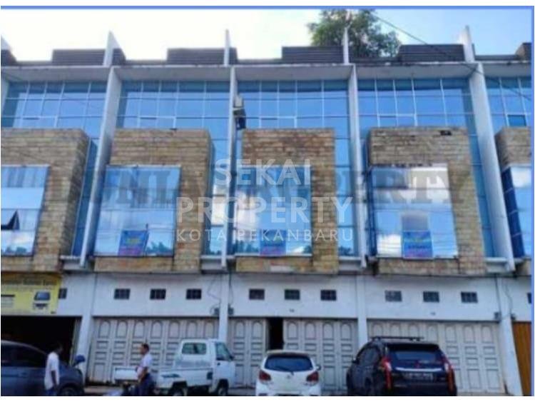 Dijual / Disewakan Ruko 3 Lantai Jl. SM. Amin, Pekanbaru