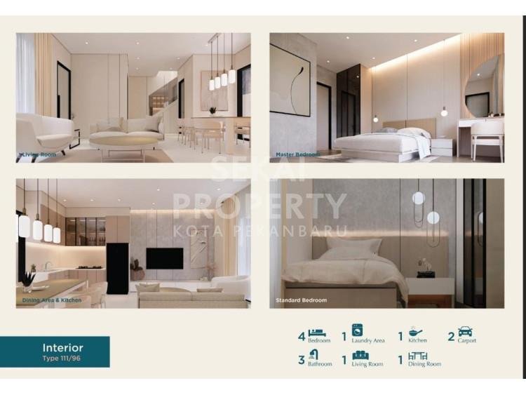 Dijual Rumah Cluster Baru Type 111 Lokasi Batam