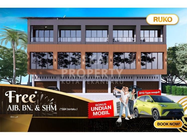 DIJUAL RUKO  JL.HANGTUAH (150 m DARI PASAR SAIL)