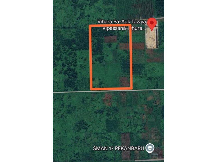 DIJUAL SEBIDANG TANAH LUAS 2 Ha DI SIDORUKUN UJUNG PEKANBARU