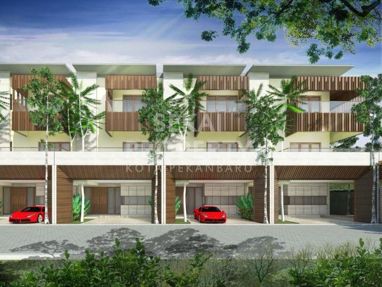 DIJUAL RUMAH CLUSTER MEWAH 2LT LOKASI TENGAH KOTA JL. TENGKU ZAINAL ABIDIN - PEKANBARU
