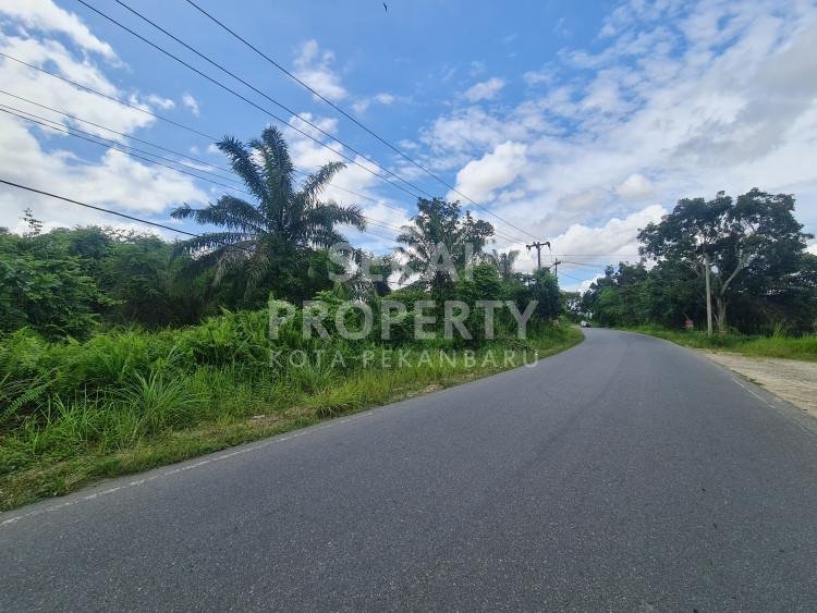 Dijual tanah tepi jalan besar lokasi Jalan Parit indah sebelum Labersa tengah kota Pekanbaru