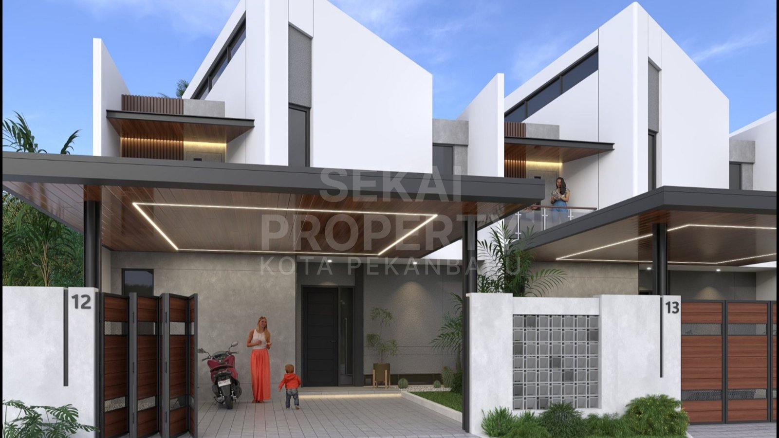 Dijual Rumah Baru Cluster 2 Lantai Lokasi Jalan Lili-pekanbaru