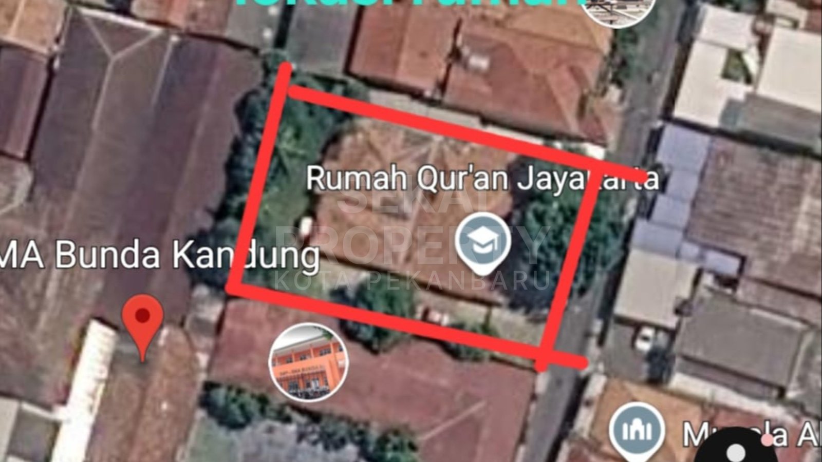 Dijual Tanah Beserta Bangunannya Daerah Pasar Minggu