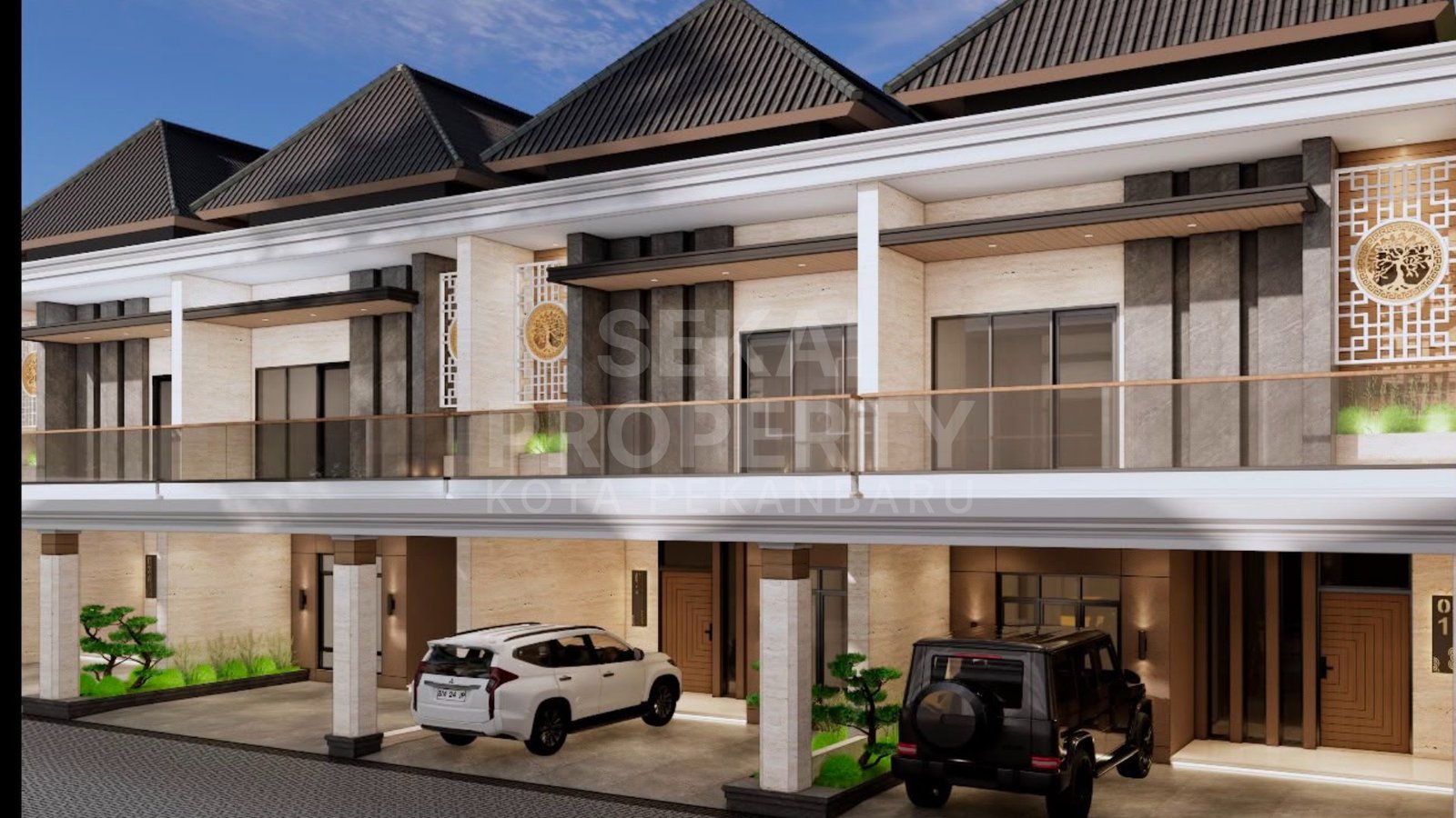 Dijual Cluster Baru 2 Lantai Lokasi Jalan Riau Ujung
