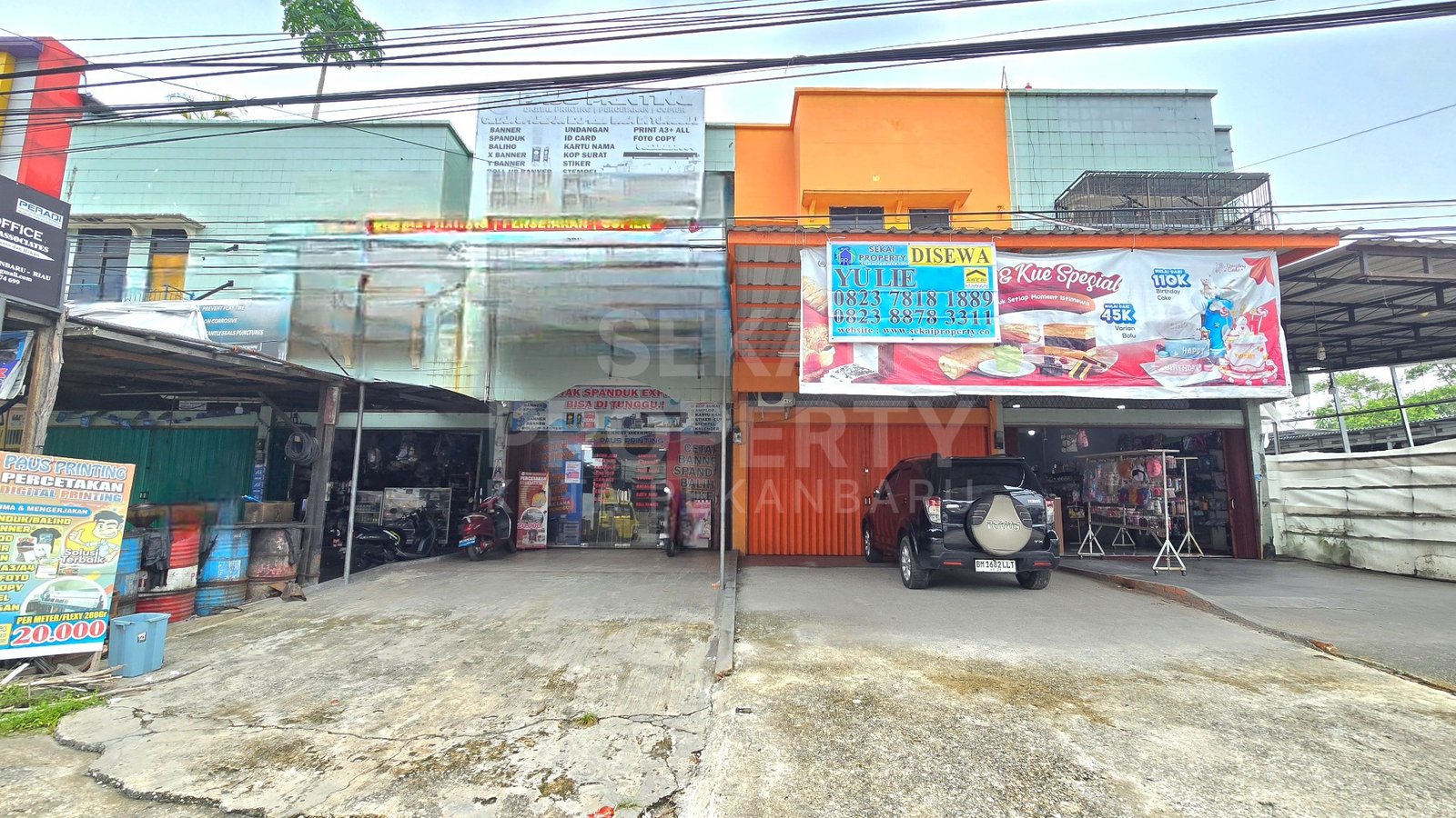 Disewakan Ruko 2 Lantai Siap Pakai Lokasi Jalan Paus - Pekanbaru