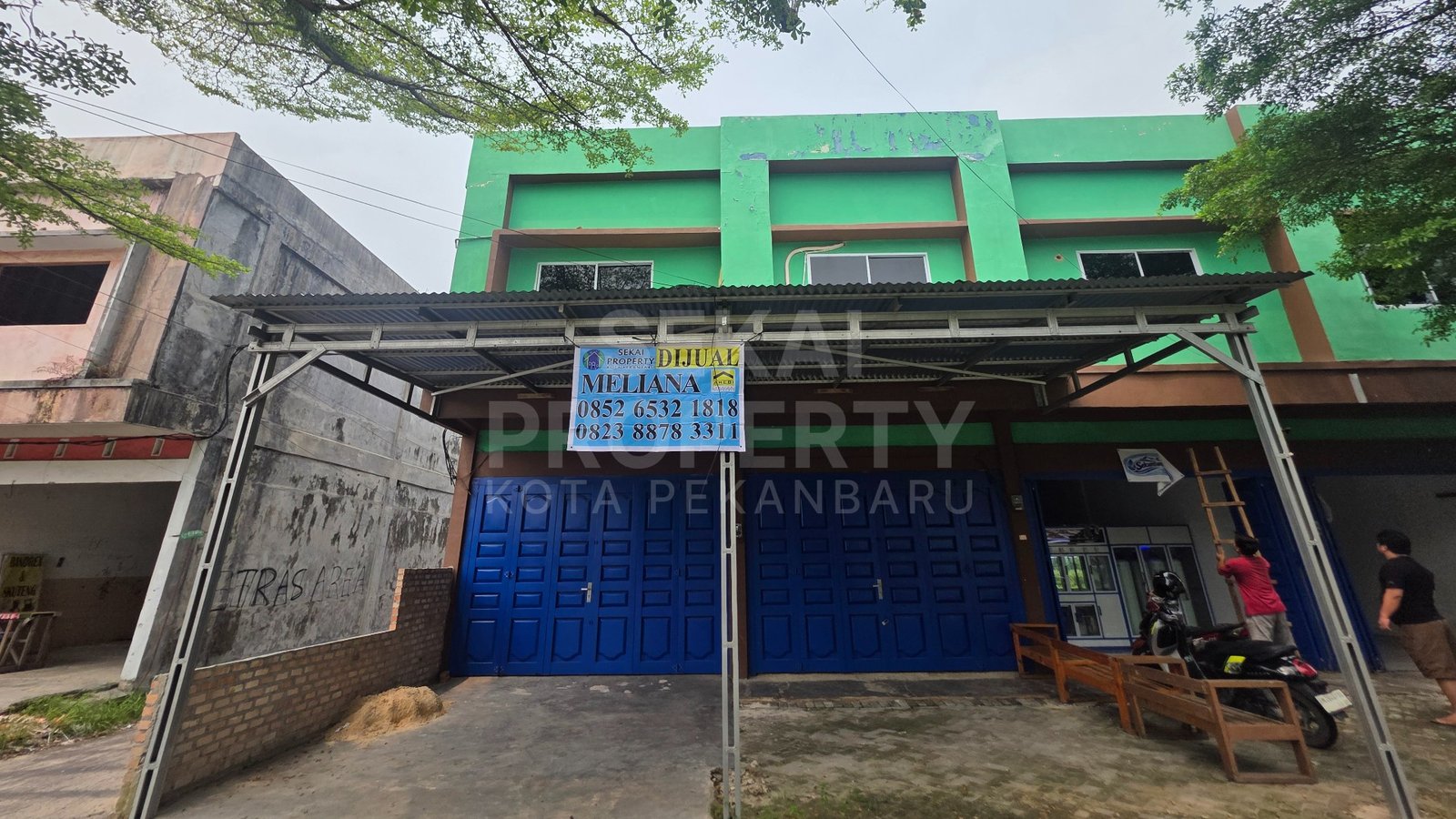 Dijual 3 Unit Ruko Tepi Jalan Lokasi Hangtuah Ujung Tengah Kota Pekanbaru