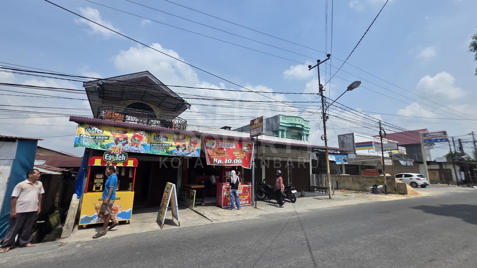 Di Jual Rumah Bulatan Beserta Ruko Dan Warung Lokasi Jalan Kereta Api