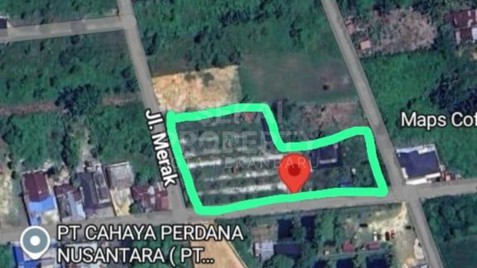 Dijual Sebidang Tanah Jalan Jendral Sudirman Kota Pekanbaru Dekat Ke Bandara Ssq