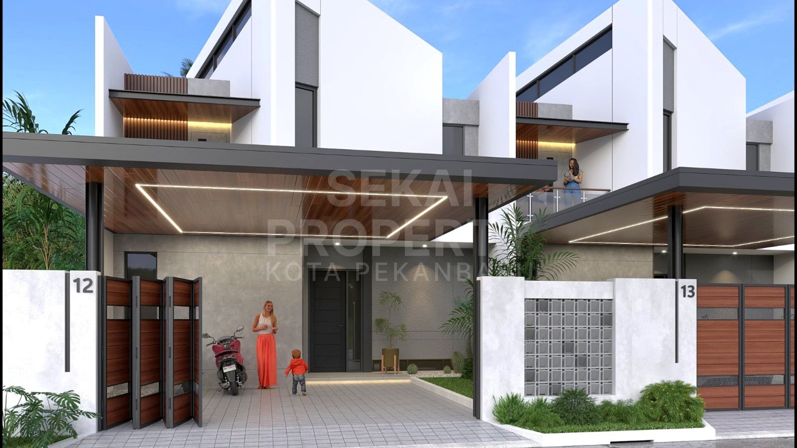 Dijual Rumah Cluster 2 Lantai Baru Lokasi Jalan Lili-pekanbaru